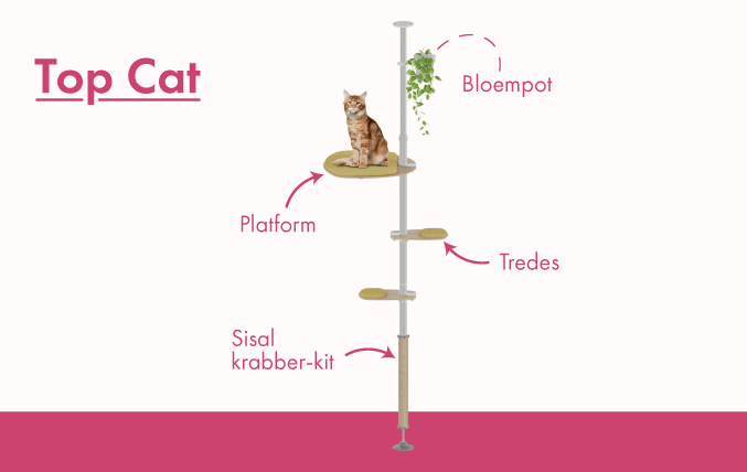 Freestyle klimboom voor katten Top Cat-kit